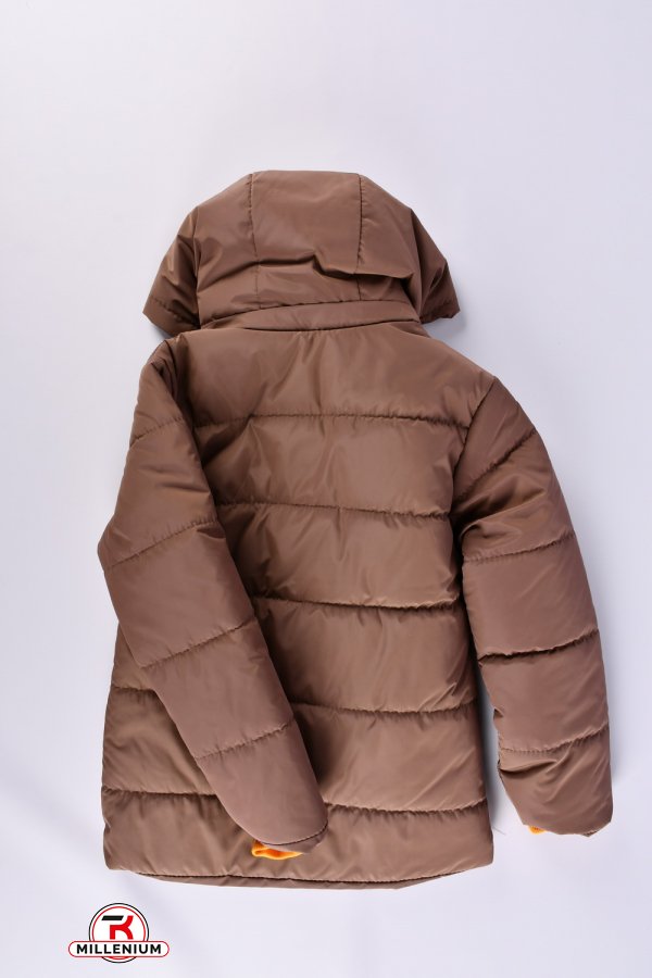 Куртка для девочки (цв.капучино) демисезонная из плащёвки Рост в наличии : 128, 134, 140, 146, 152 арт.05