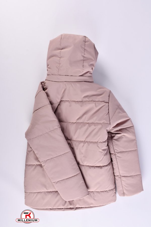 Куртка для девочки (цв.латте) демисезонная из плащёвки Рост в наличии : 152 арт.05