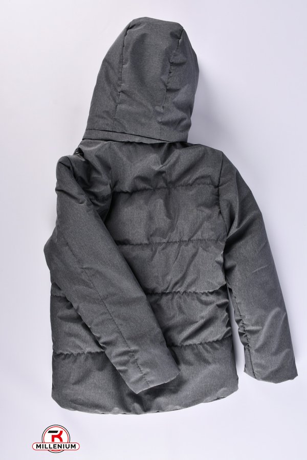 Куртка для мальчика (цв.серый) демисезонная из плащёвки Рост в наличии : 134, 146, 158 арт.14