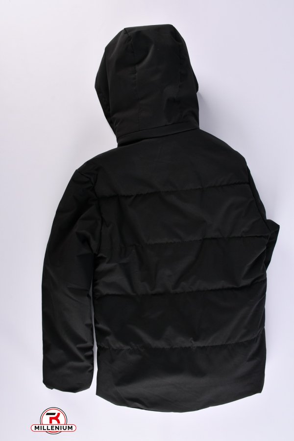 Куртка для хлопчика (кол. чорний) демісезонна з плащівки Зріст в наявності : 134, 140, 152 арт.02