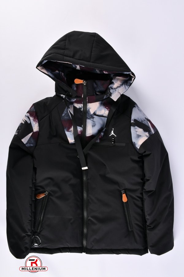 Куртка для мальчика (цв.черный) демисезонная из плащёвки Рост в наличии : 152, 158, 164, 170, 176 арт.03