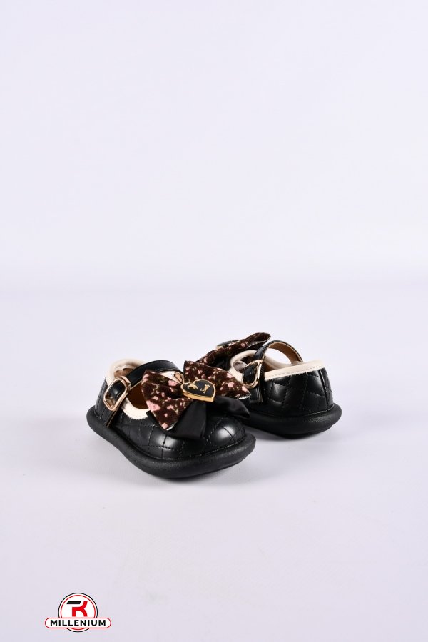 Туфлі для дівчинки (чорний) Розміри в наявності : 17, 18, 19, 20, 21 арт.A3310