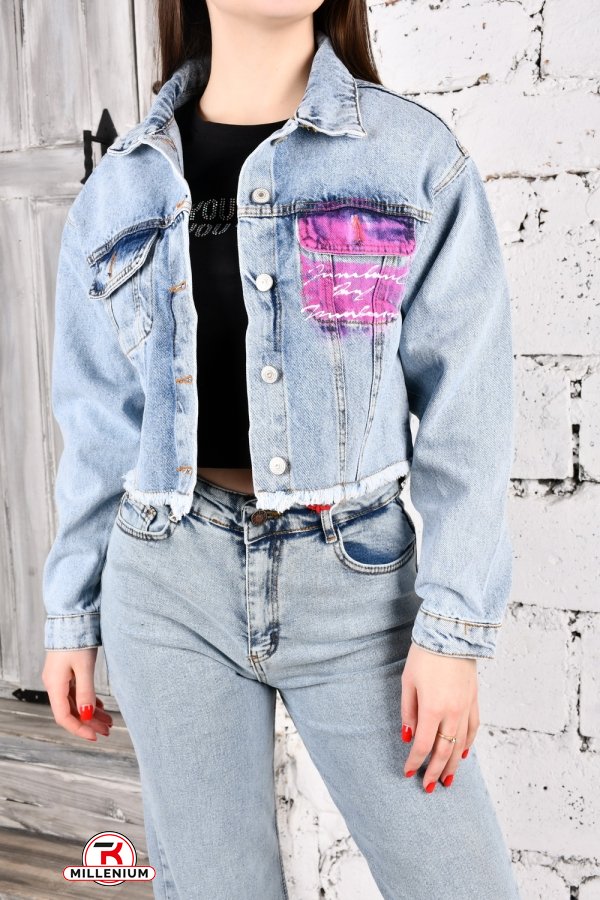 Жіночий піджак джинсовий "OREO" Розміри в наявності : 42, 44, 46 арт.5537