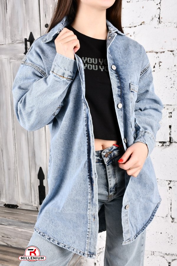 Пиджак женский джинсовый "OREO" Размеры в наличии : 44, 46, 48 арт.5300-1