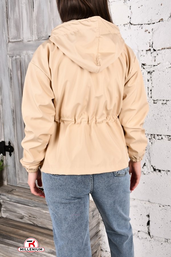 Куртка жіноча (кол. кремовий) демісезонна болонева Asist Розміри в наявності : 42, 44, 46 арт.10011