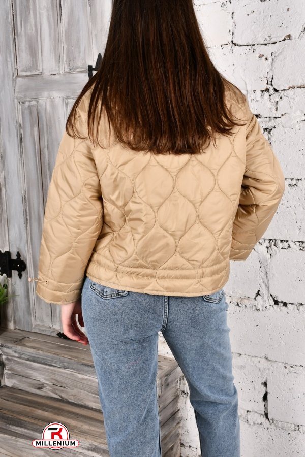 Куртка жіноча (кол. оливковий) демісезонна з плащової тканини "Asist" Розміри в наявності : 42, 44, 46 арт.329