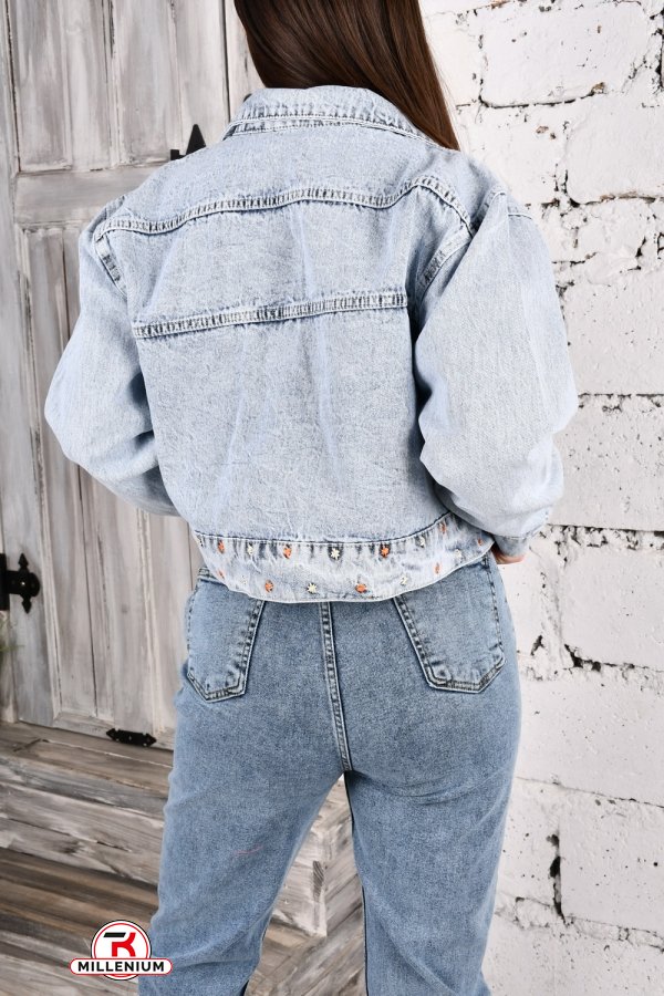 Пиджак джинсовый котоновый "KAMERA" Размеры в наличии : 42, 44, 46 арт.400