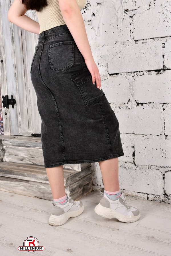 Спідниця жіноча джинсова стрейчева "WOWX MODA" Розміри в наявності : 42, 44 арт.0474