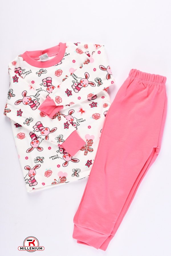 Пижама для девочки (цв.розовый) трикотажная "ECE kids" Рост в наличии : 86, 92, 98, 104 арт.595
