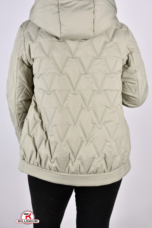 Куртка жіноча (color 008) демісезонна з плащової тканини "Quiet Poem" Розмір в наявності : 54 арт.BM-4290