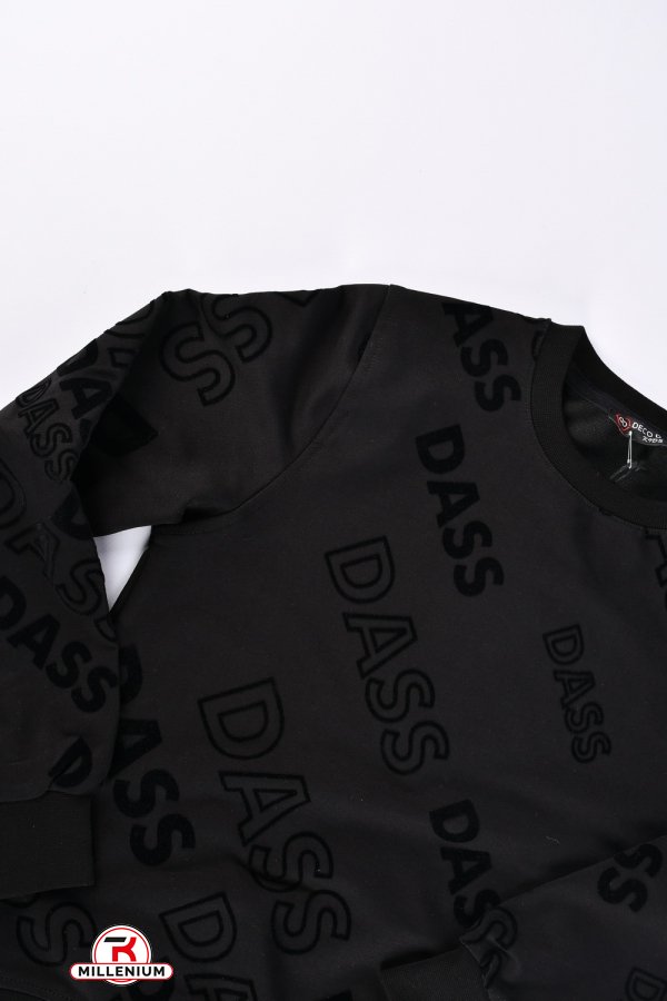 Батник для хлопчика (кол. чорний) трикотажний "DECO DASS" Зріст в наявності : 128, 134, 140, 176 арт.1577