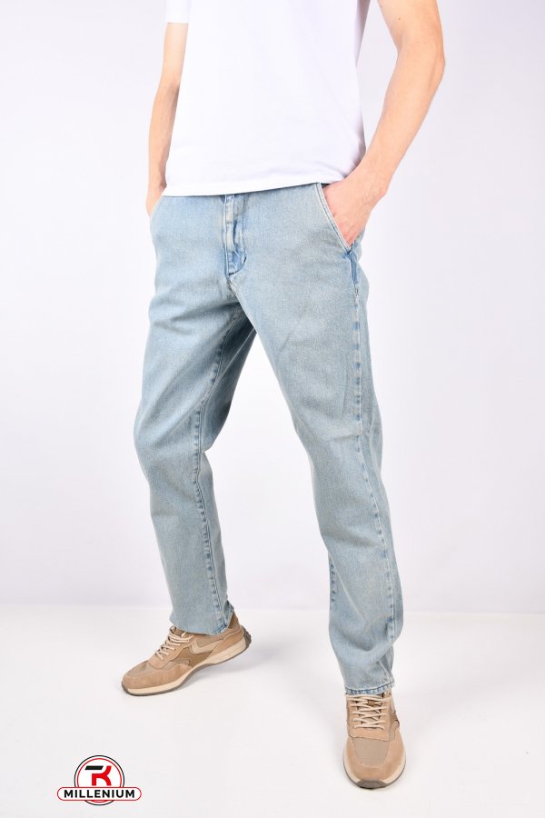 Джинсы мужские (color 2) "DENIM" (model REGULAR) c поясом Размеры в наличии : 30, 31, 32, 33, 34, 36, 38, 40 арт.2000