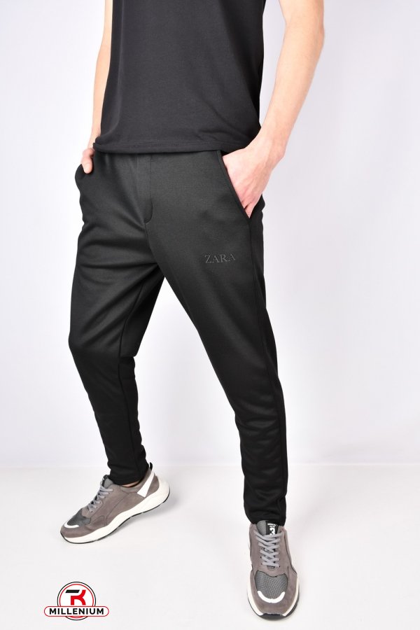 Чоловічі штани (кол. чорний) тканина Lacoste "ZARA" Розміри в наявності : 46, 48, 52 арт.330