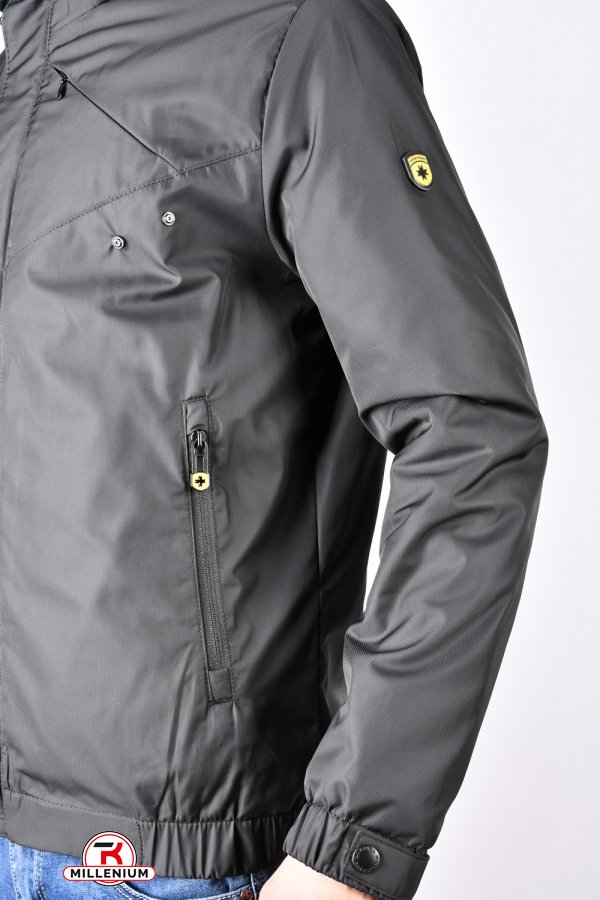 Куртка мужская (цв.черный) демисезонная из плащевки "Wellensteyn" Размеры в наличии : 48, 50 арт.1463