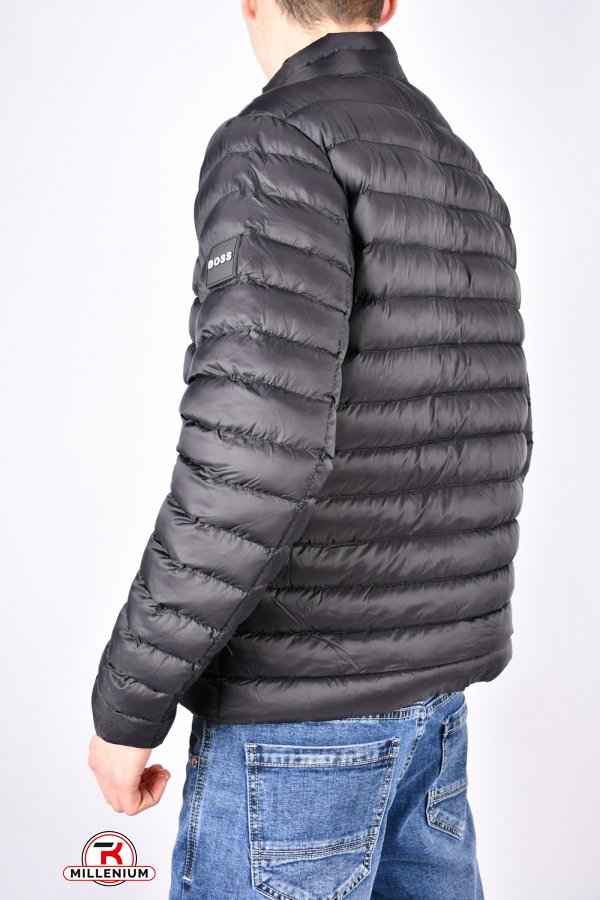 Куртка чоловіча (кол. чорний) болонева демісезонна Розміри в наявності : 48, 50, 52, 56 арт.C-3141