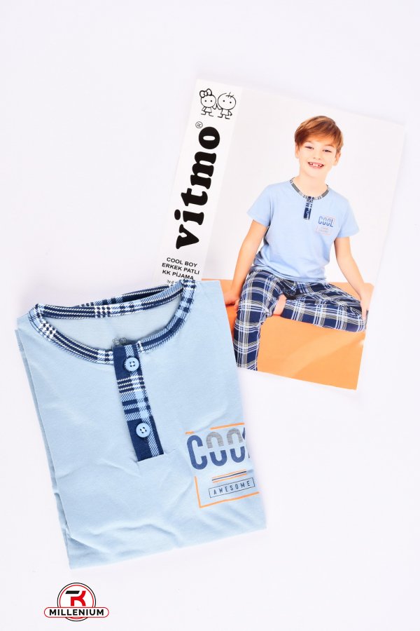 Піжама для хлопчика трикотажна (склад 100% cotton) "VITMO" Зріст в наявності : 86, 92, 98, 104 арт.31942