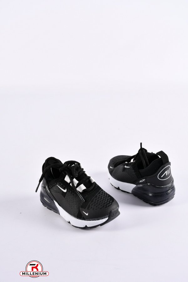 Кроссовки для мальчика (цв.черный) тканевые "Nike" Размеры в наличии : 21, 22, 24, 25 арт.752884