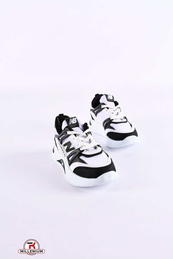 Кросівки для хлопчика (кол. чорний/білий)  Розміри в наявності : 32, 34, 35 арт.752889