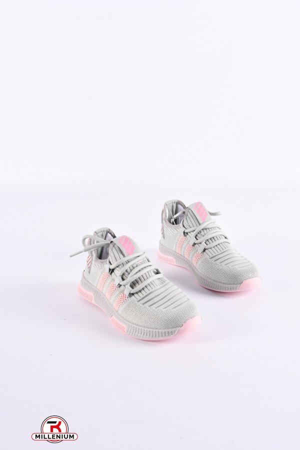 Кросівки для дівчинки (колір сірий/рожевий)  Розміри в наявності : 31, 32, 33, 34, 35 арт.752893