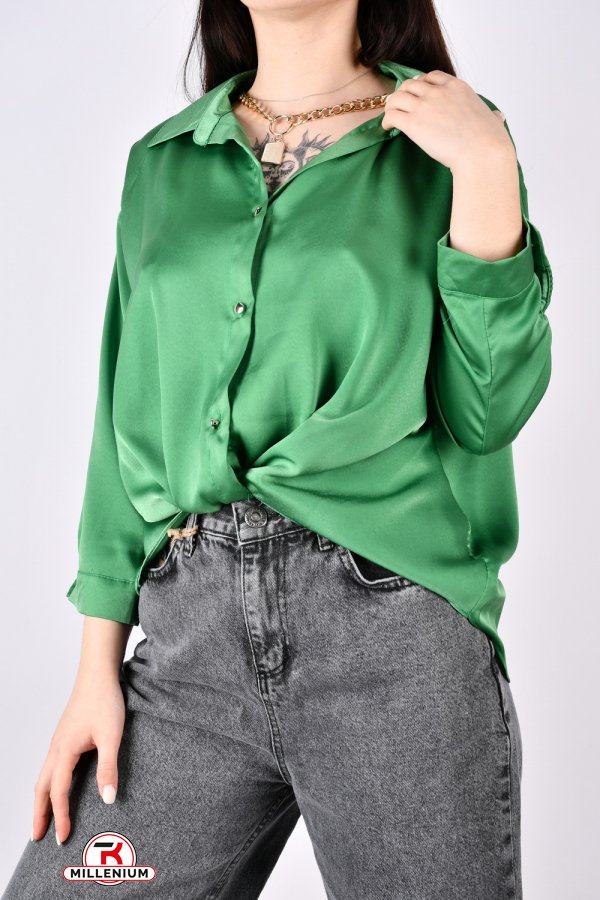 Блузка жіноча (кол. зелений) "ESAY" Розміри в наявності : 40, 42, 44 арт.9526