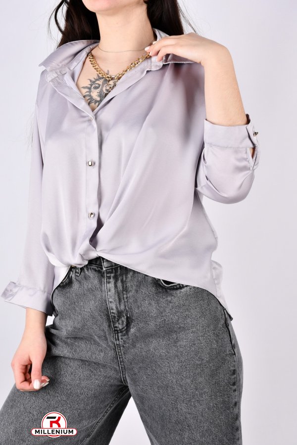 Блузка жіноча (кол. сірий) "ESAY" Розмір в наявності : 40 арт.9526