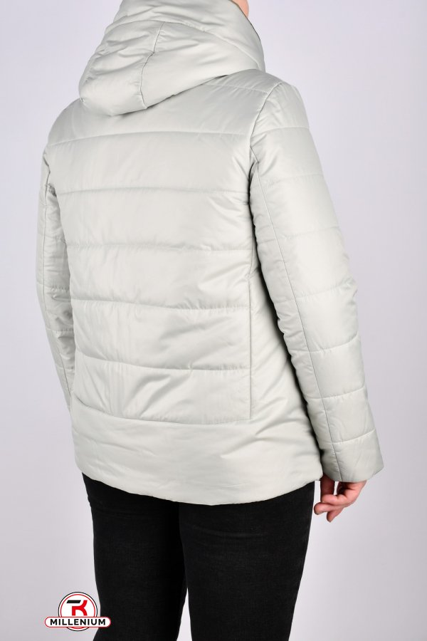 Куртка жіноча (color 408) демісезонна з плащівки "Quiet Poem" Розміри в наявності : 50, 54, 56, 58, 60 арт.BM-4364