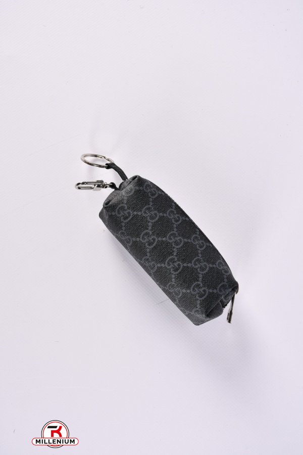 Ключниця жіноча шкіряна (кол. чорний) розмір 14/6 см "GUESS" арт.335