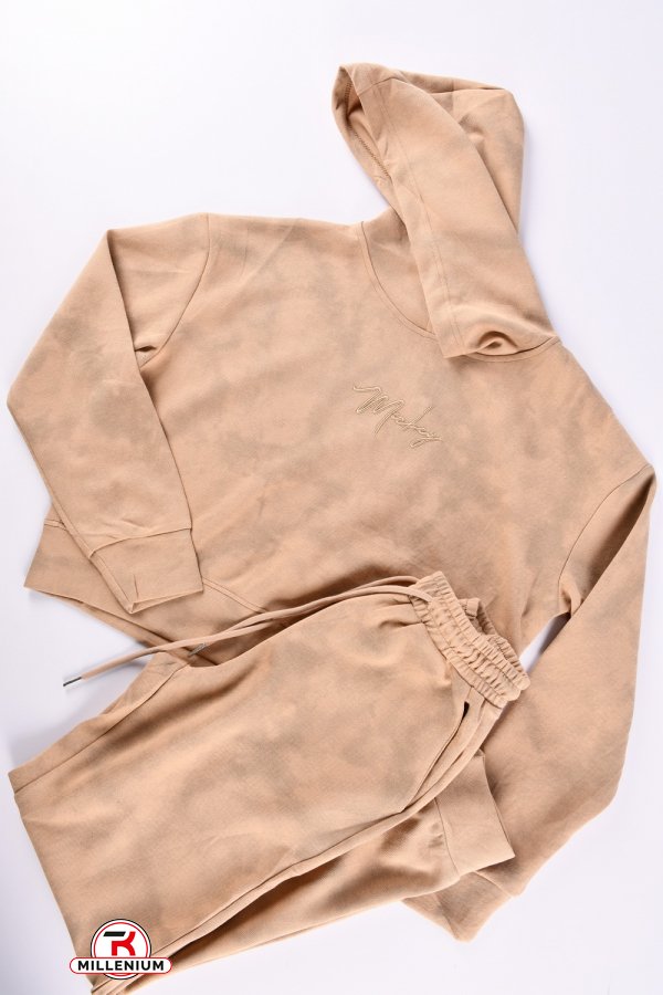 Костюм жіночий (кол. капучино) тканина Lacoste "NANA" Розміри в наявності : 44, 46, 48, 50 арт.2007