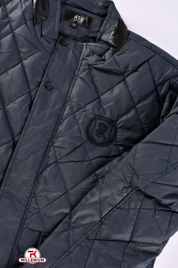 Куртка чоловіча з плащової тканини (кол. т. синій) демісезонна "ATE" Розміри в наявності : 46, 48, 50, 52, 54 арт.A-805
