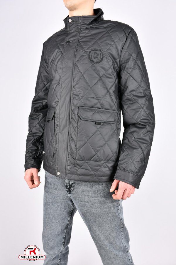 Куртка чоловіча з плащової тканини (кол. чорний) демісезонна "ATE" Розміри в наявності : 46, 48, 50, 52, 54 арт.A-805