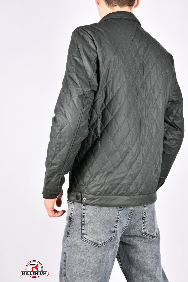 Куртка чоловіча з екошкіри демісезонна "ATE" Розміри в наявності : 46, 48, 50, 52, 54 арт.A-809