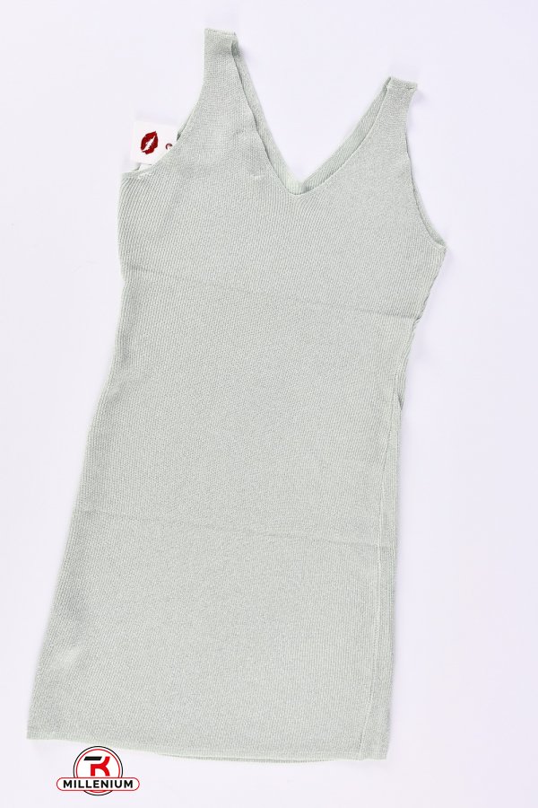 Платье женское (тонкая вязка) "Kiss Me" размер 40-42 арт.907