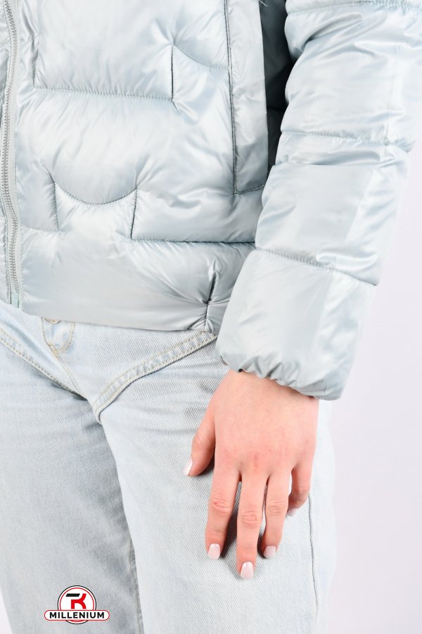 Куртка женская (цв.мяты) болоньевая демисезонная Размеры в наличии : 42, 44, 46, 48, 50 арт.B-1022