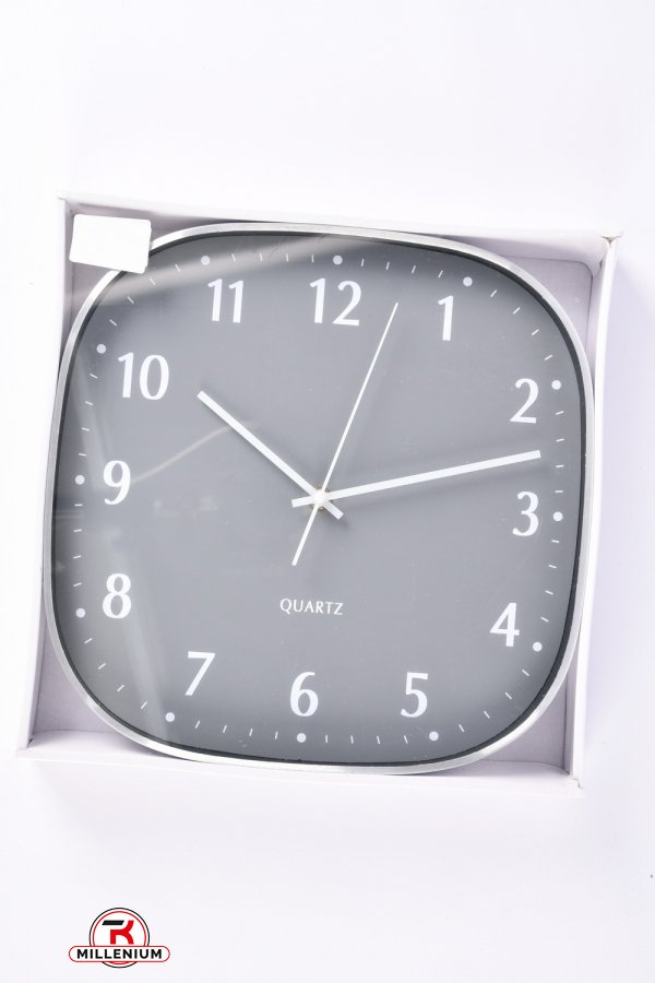 Настінні годинники алюмінієві розмір 29.0/4.3/29.0см 1/1,5v AA арт.WC-HF288