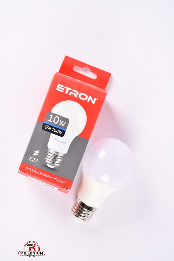 Лампа ETRON A60 10W E27 6500K арт.1-ELP-094