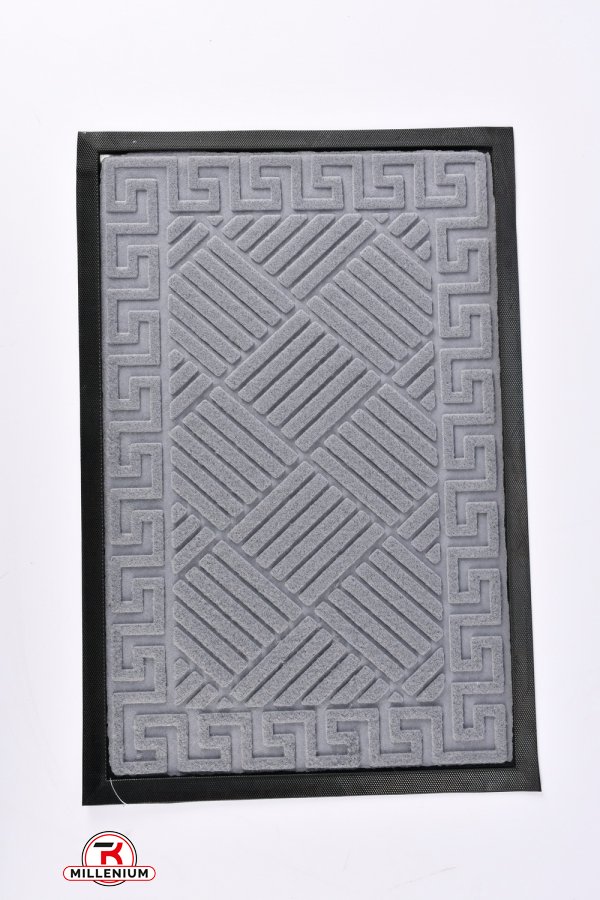 Коврик на резиновой основе (цв.серый) размер 40/60 см арт.MF4147