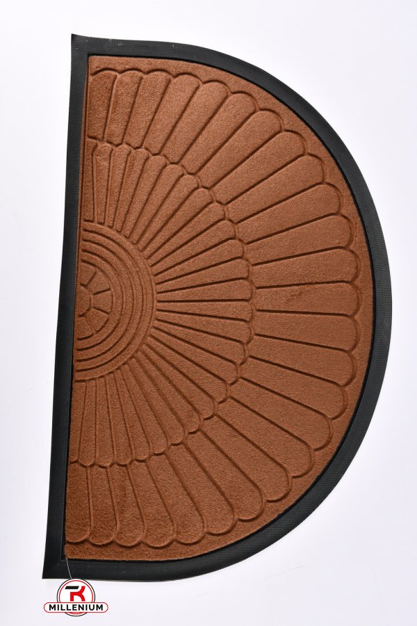 Коврик на резиновой основе (цв.коричневый) размер 50/80 см арт.MF4150