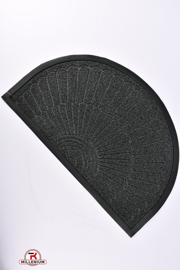 Коврик на резиновой основе (цв.графитовый) размер 50/80 см. арт.MF4144