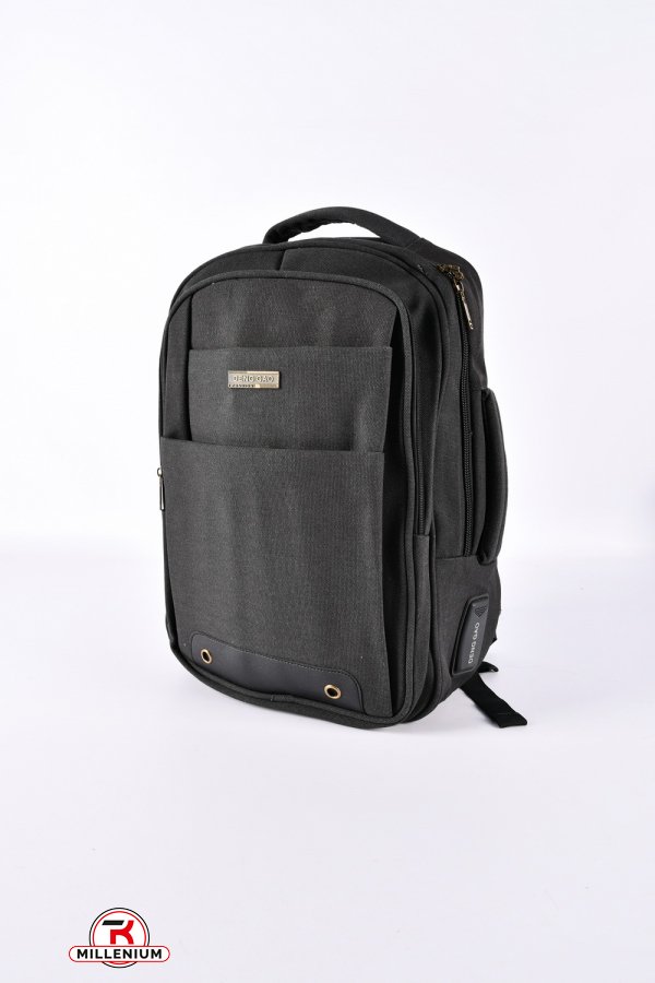 Рюкзак тканевый (цв.черный) размер 30/46/13 см арт.L-3422