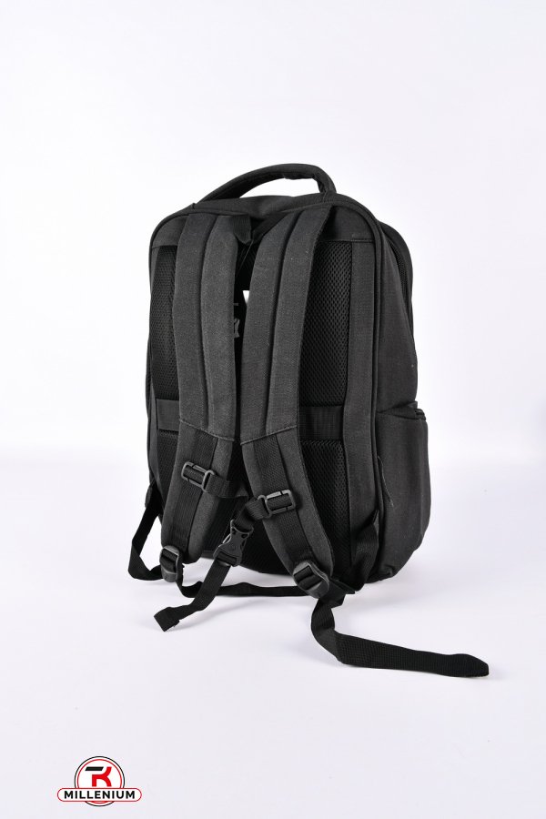 Рюкзак тканинний (кол. чорний) розмір 30/46/13 см арт.L-3422