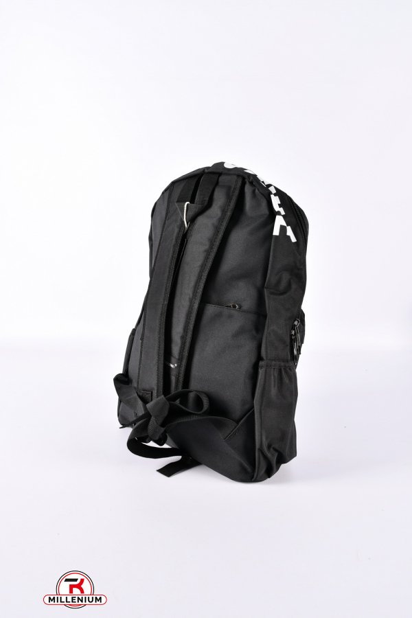 Рюкзак з плащової тканини (кол. чорний/білий) розмір 30/40/16см арт.GB872-1