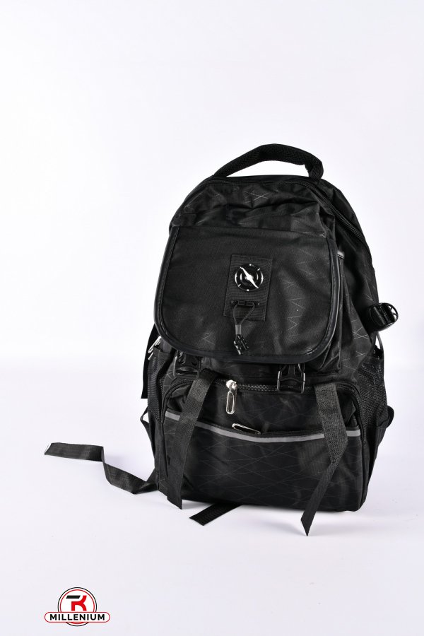 Рюкзак (цв.черный) из плащевки размер 28/45/15см арт.SN6018