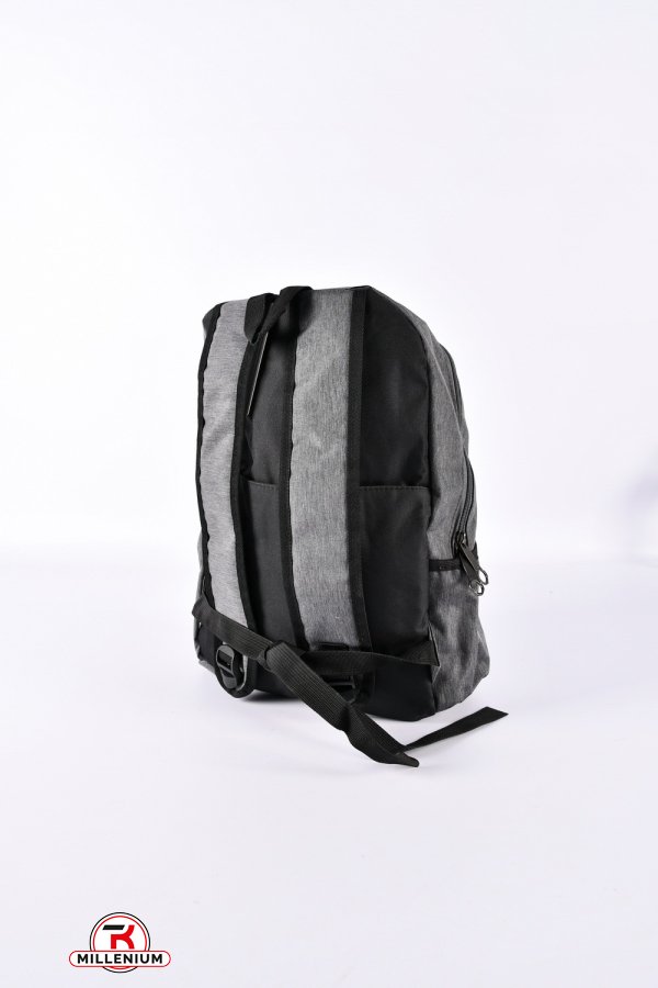 Рюкзак тканевый (цв.серый) размер 42/33/17 см. арт.BY780-1