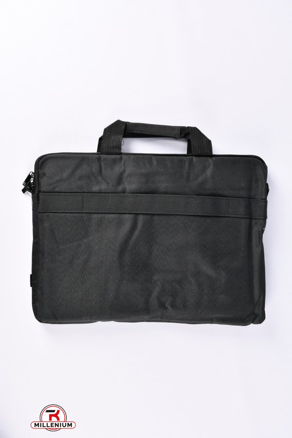 Сумка для ноутбука з плащової тканини (кол. чорний) розмір 40/30 см арт.408-15