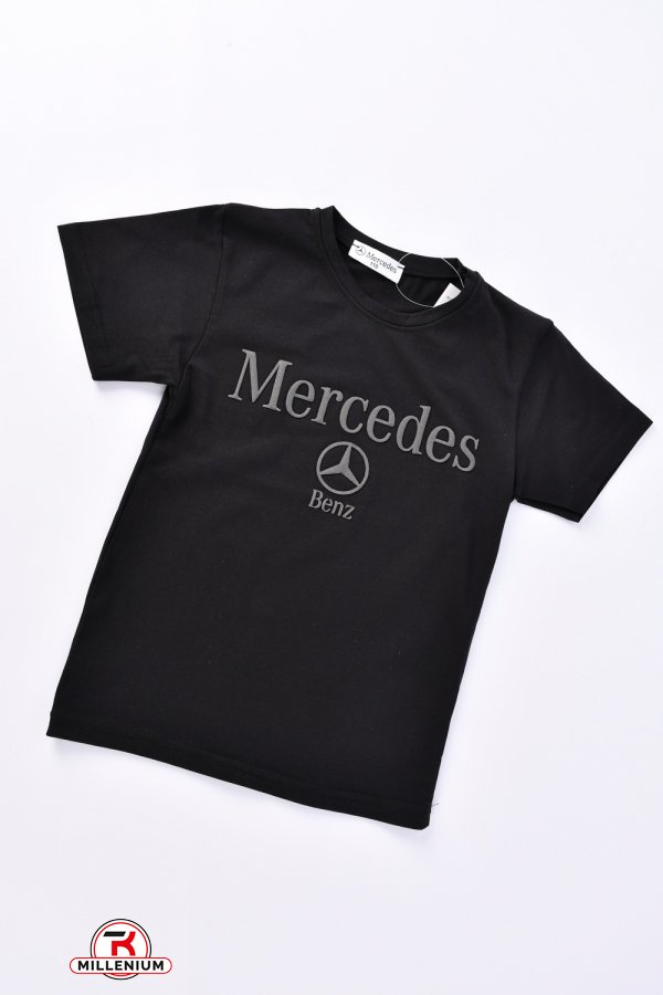 Футболка для хлопчика (кол. чорний) трикотажна "Mercedes" Зріст в наявності : 116 арт.MERCEDES