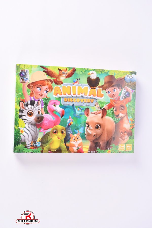 Настольная развлекательная игра "ANIMAL DISCOVERY" (10) арт.G-AD-01-01U