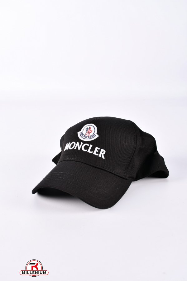 Бейсболка чоловіча (кол. чорний) котону "MONCLER" арт.9507