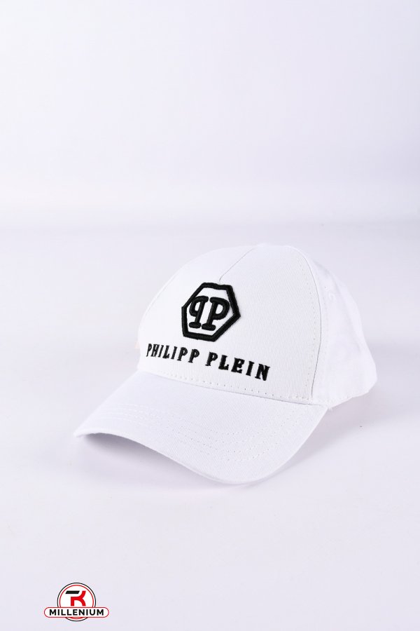 Бейсболка чоловіча (кол. білий) котонова "PHILIPP PLEIN" арт.9512