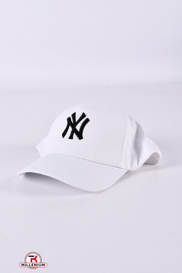 Бейсболка для мальчика (цв.белый) котоновая "NEW YORK" арт.9544
