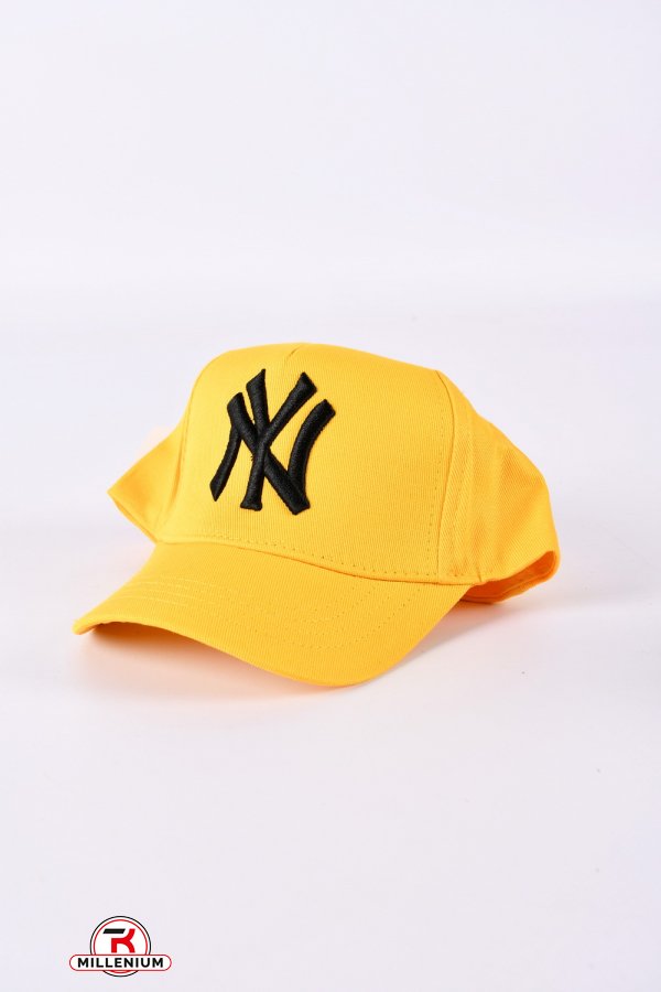 Бейсболка для мальчика (цв.оранжевый) котоновая "NEW YORK" арт.9544